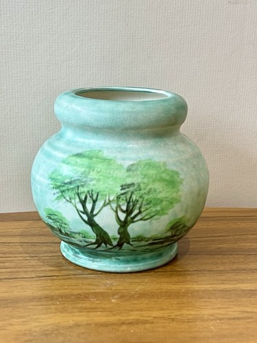 Art deco hand painted and - painted,