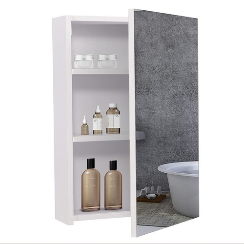 Single door bathroom mirror - door,