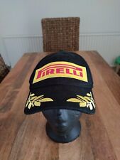 Pirelli Baseball Cap Mens Black Yellow Embroidered Logo Brand New  Adjustable 