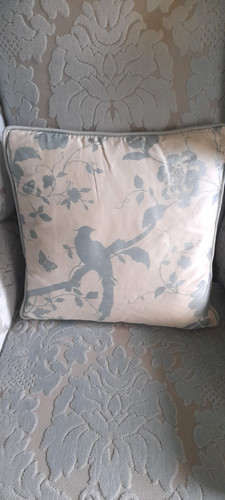 Laura ashley 100 silk cushion - laura,