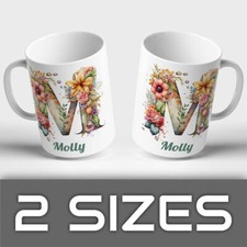 PERSONALISED FLORAL MUG Cup
