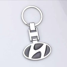Hyundai emblem keyring - emblem, (black)