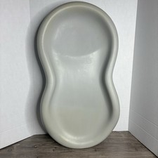 KEEKAROO Peanut Rubber Changer Baby Changing Table Pad Grey USA Made Pre-owned