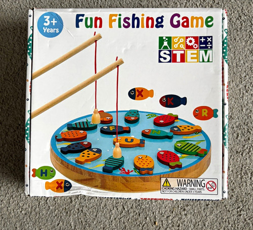 Fun fishing game wooden - fun,