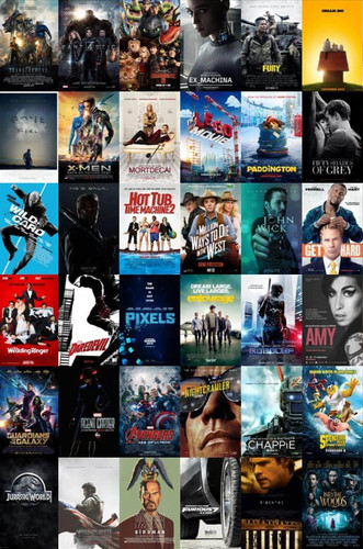 Movie signs metal - signs, print