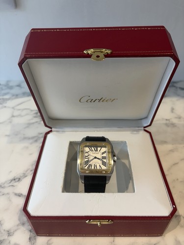 Cartier santos 100 - santos,
