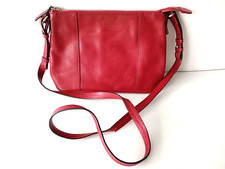 Vintage- Radley Shoulder Bag Crossbody Bag Red Leather