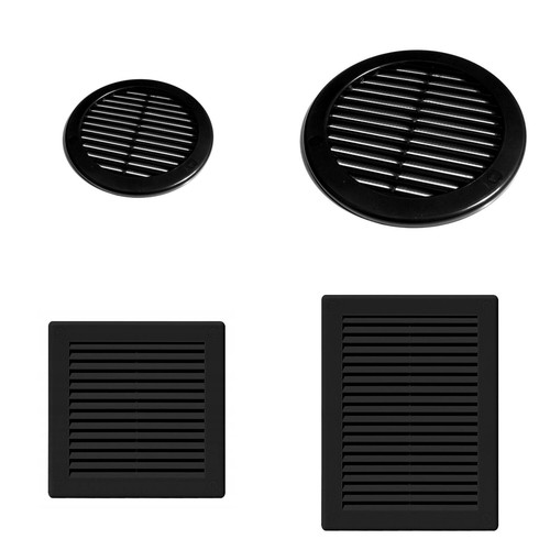 Black air vent grille - grille, fly
