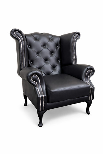 Chesterfield queen anne wing - queen,