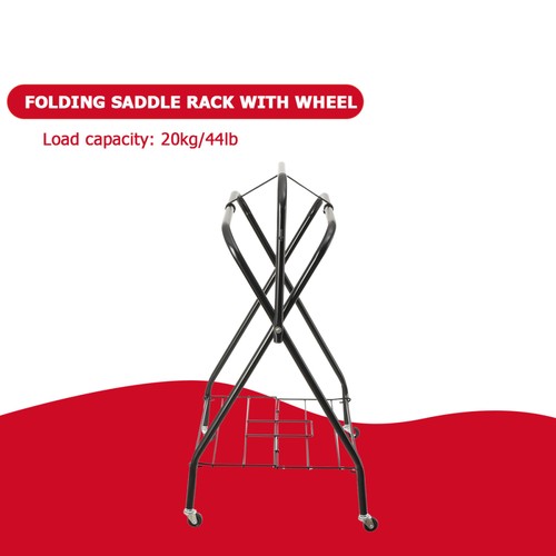 Foldable saddle stand - , rack
