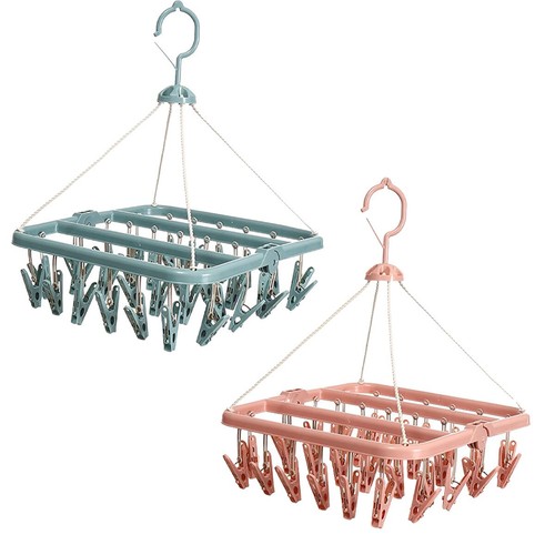 Folding clothes dryer hanger - folding,