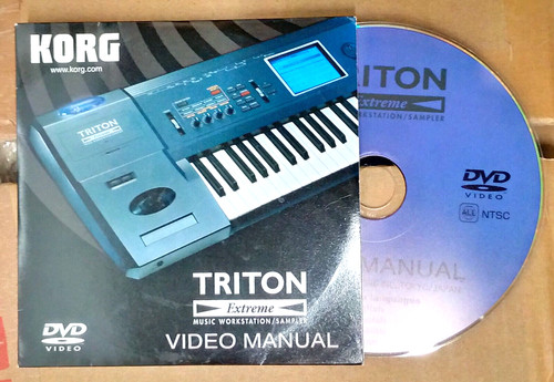 Video manual dvd for korg - manual,