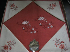 vintage irish linen tablecloth