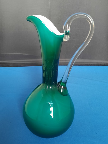 Vintage mid century hand - hand, blown