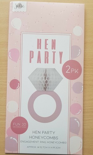 Jolie hen party 2pk honeycombs - hen,