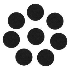 8pcs 5.5 Inch Round Adhesive Backed Felt for Household Application, Black