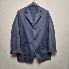 Rohan Blazer Mens 40 Navy Blue Grand Tour Jacket Smart Casual Unstructured 