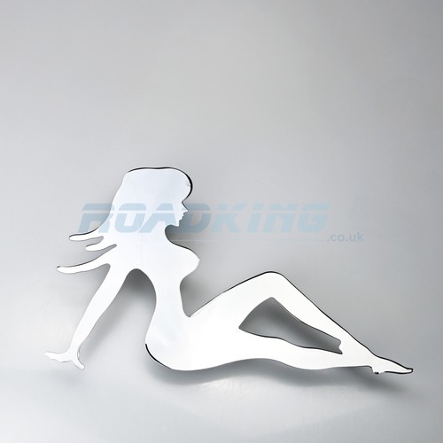 Large chrome pin girl - large,