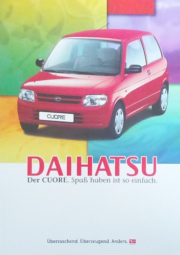 Daihatsu cuore brochure - 02/00,
