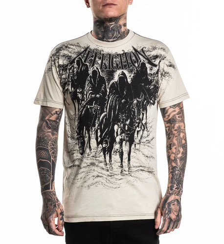 Affliction men shirt black - men's, t-shirt