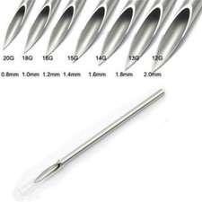 Piercing Needles Mixed Sizes 12G 14G 16G 18G And 20G Disposable Body Piercing