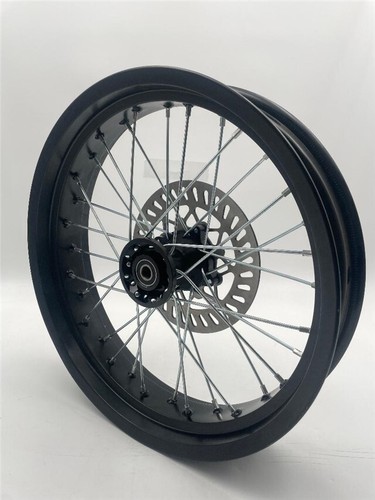 Pit bike black - wide, alloy