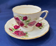 Cups & Saucers Vintage Weddings Parties Cafes Pretty Floral Bone China NEW STOCK