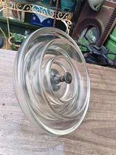 Vintage Large  Glass Disc