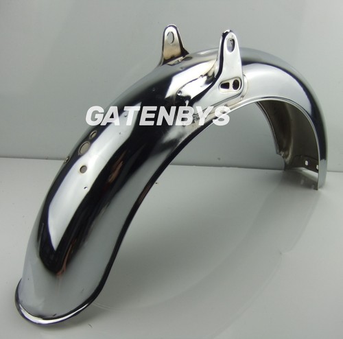 Chrome rear mudguard - rear, for