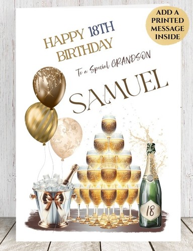 Personalised birthday card for - personalised,