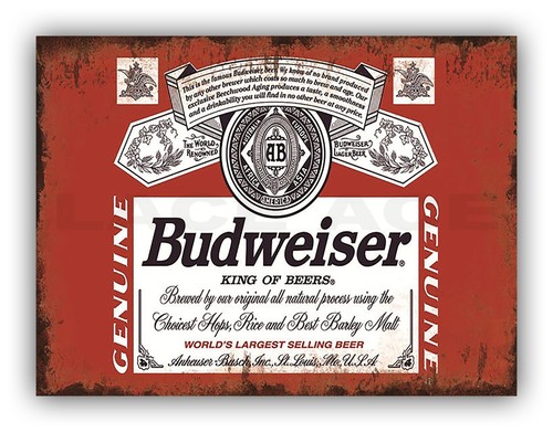 Budweiser style metal - budweiser, beer