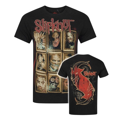 Slipknot shirt new masks - slipknot,