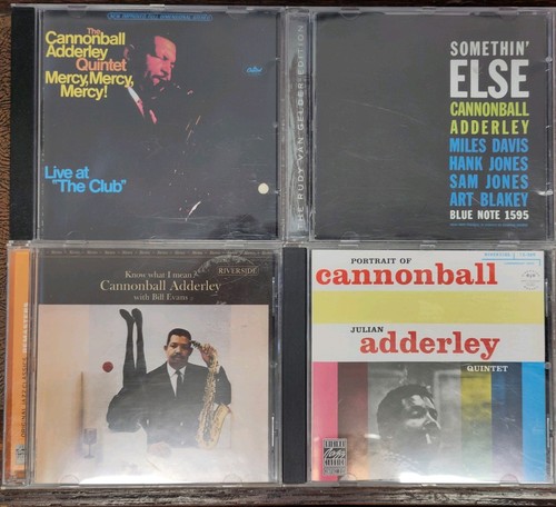Cannonball adderley cds - x,