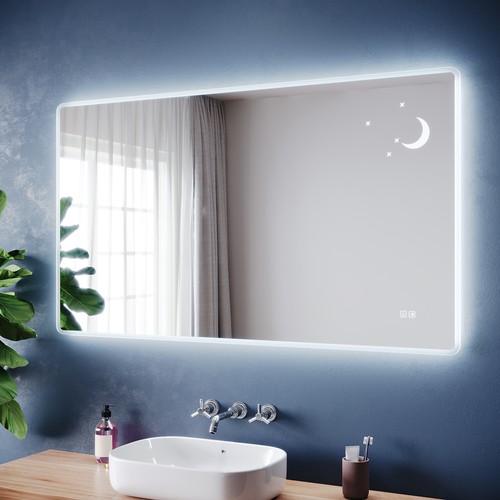 Bathroom led mirror - mirror, with