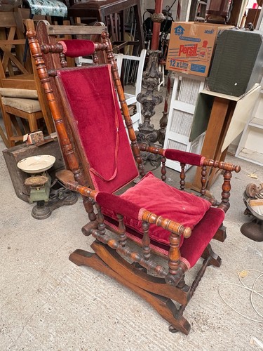 Vintage american rocking chair - vintage,