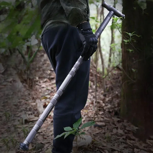 Type folding walking stick - folding,