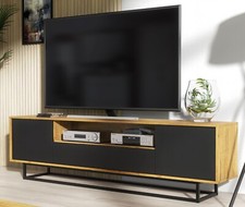 200cm Vintage Oak TV Unit