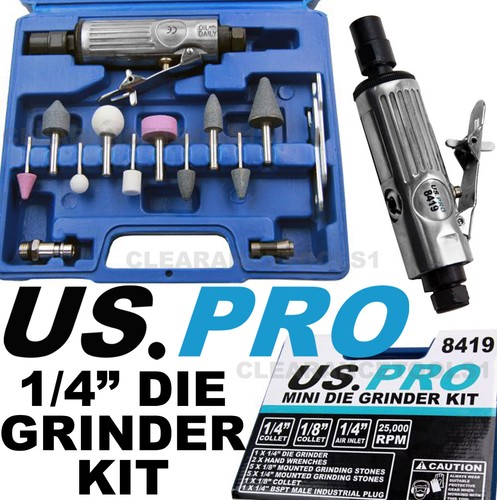 Pro 15pc mini air die - mini, 1/4"