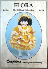 Original Craftime Dk Flora Dolls Clothes Knitting Pattern Gcp4