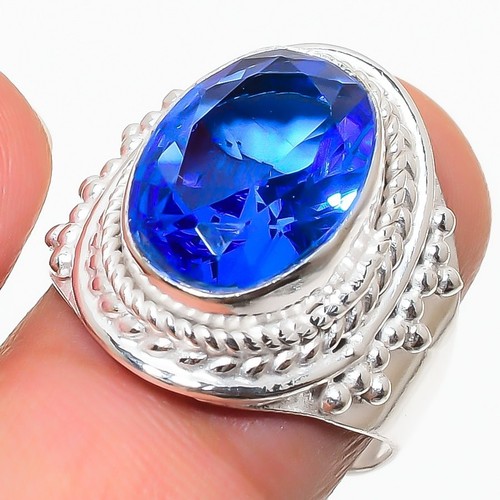 Blue tanzanite gemstone - blue,