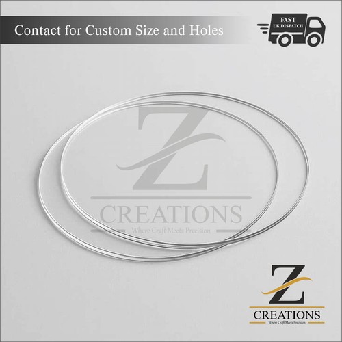Clear acrylic discs - discs, laser