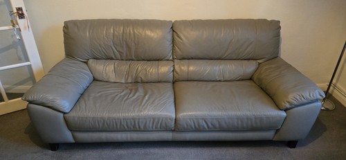 Dfs leather sofa seats in - leather,