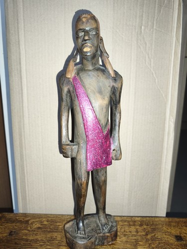 Vintage hand carved wooden - vintage,