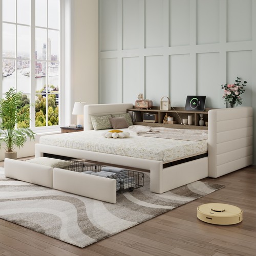 3ft single daybed with pull - single,