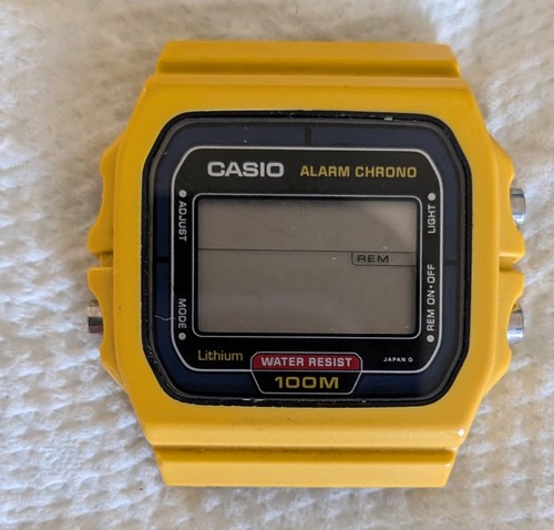 Vintage casio 720 yellow - vintage, w-720