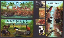 M28931 Zambia 2001 Animals X4