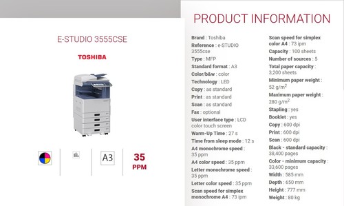 Toshiba studio 3555cse - e-studio,