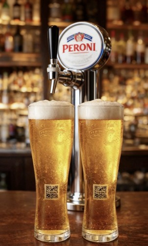 Peroni pint glasses brand - 2,
