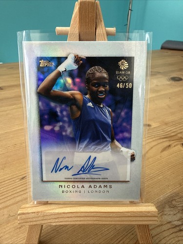 Nicola adams auto topps - nicola,