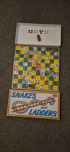 Vintage snakes and ladders - and,